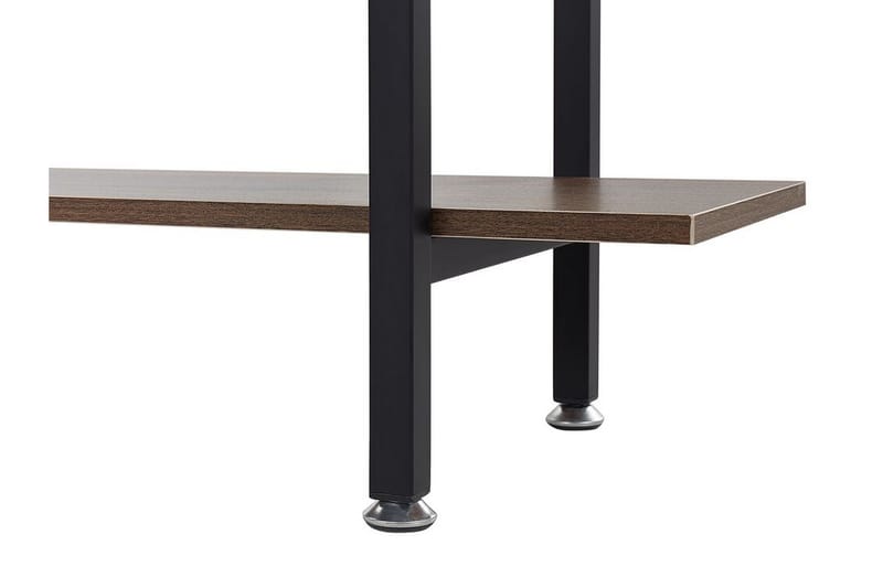 TWYFORD Hylla 90x30 cm Mörkt Trä/Svart - Förvaring - Hyllor - Bokhylla