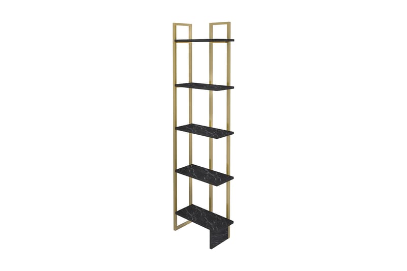 UKHAND Bokhylla 45,2x180 cm Svart - Förvaring - Hyllor - Bokhylla