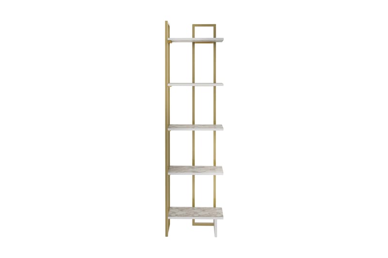UKHAND Bokhylla 45,2x180 cm Vit - Förvaring - Hyllor - Bokhylla