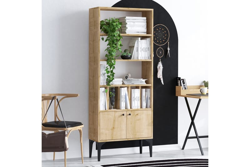 UKHAND Bokhylla 60x175 cm Blå - Förvaring - Hyllor - Bokhylla