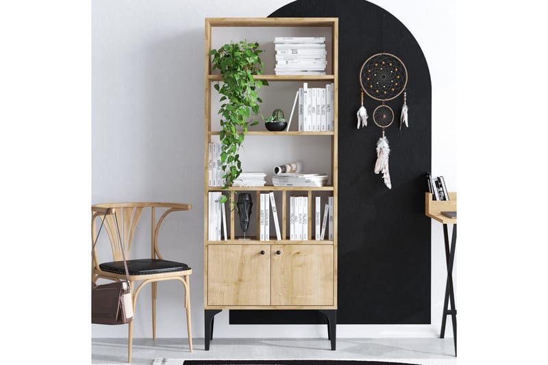 UKHAND Bokhylla 60x175 cm Blå - Förvaring - Hyllor - Bokhylla