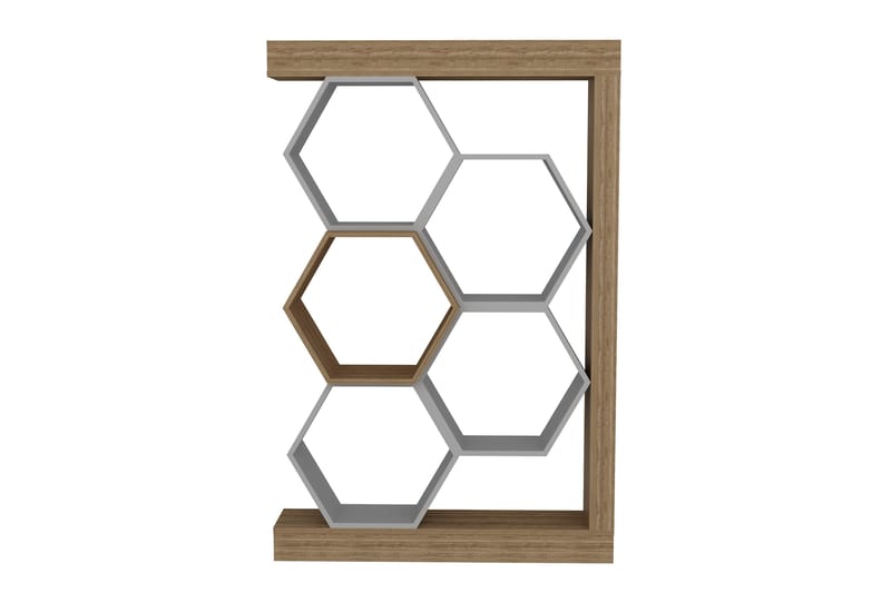 UKHAND Bokhylla 90x140 cm Vit - Förvaring - Hyllor - Bokhylla