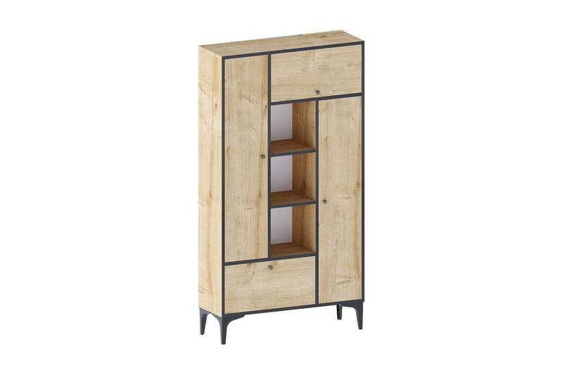 UKHAND Bokhylla 96x177 cm Blå - Förvaring - Hyllor - Bokhylla