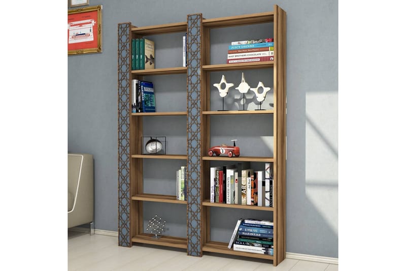 VARRED Bokhylla 124 cm Brun - Brun - Förvaring - Hyllor - Bokhylla
