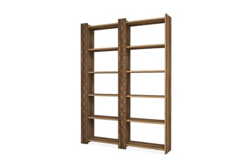 VARRED Bokhylla 124 cm Brun