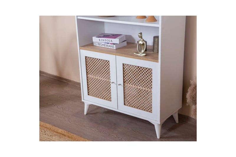 Bokhylla Velin Vit - Vit - Förvaring - Hyllor - Bokhylla