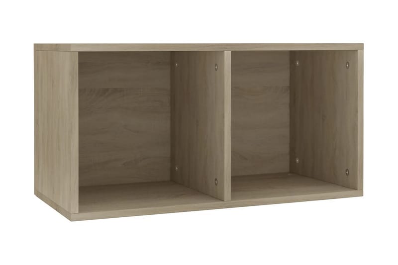 Vinylhylla sonoma-ek 71x34x36 cm spånskiva - Brun - Förvaring - Hyllor - Bokhylla