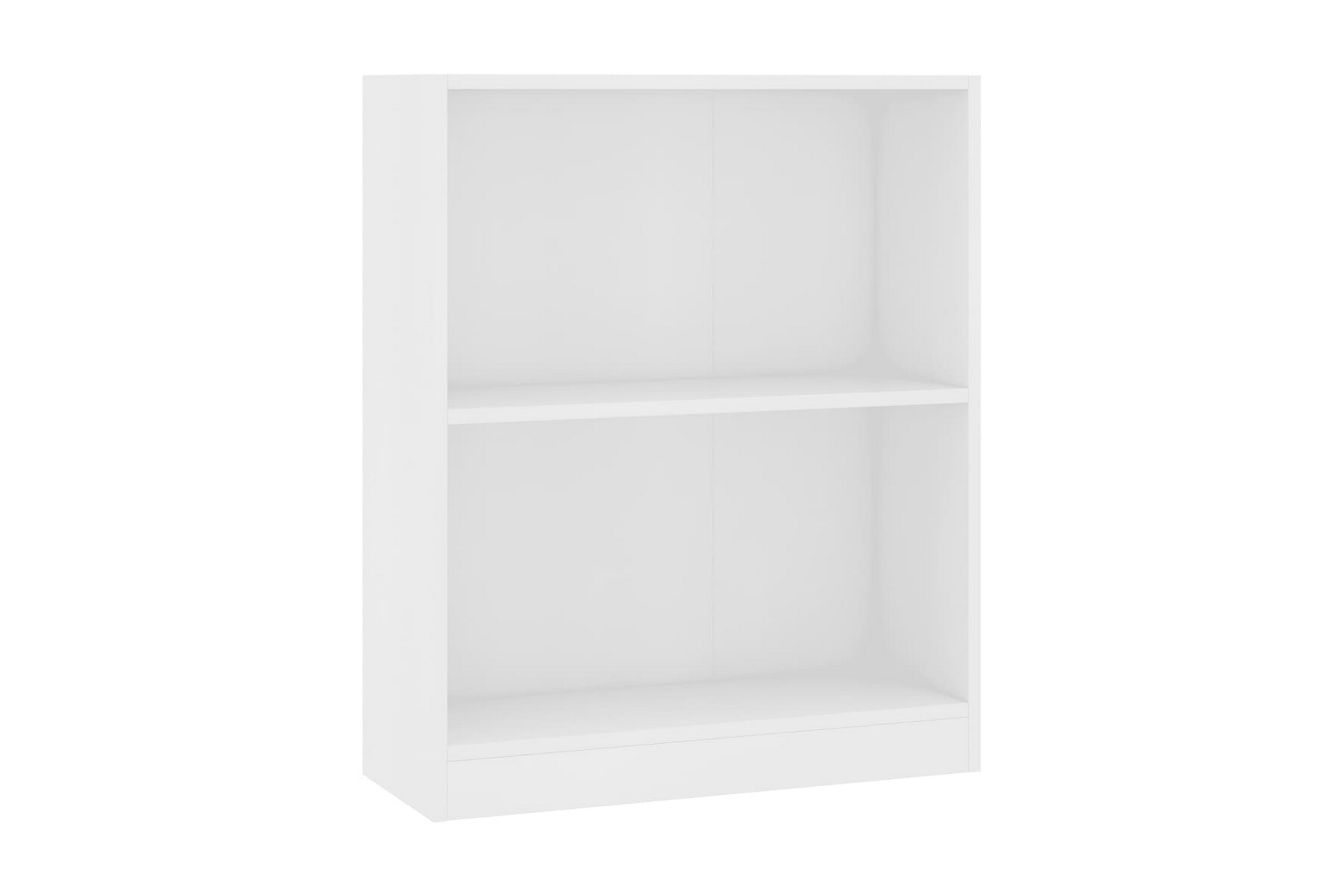 Bokhylla vit 60x24x74,5 cm spånskiva – Vit