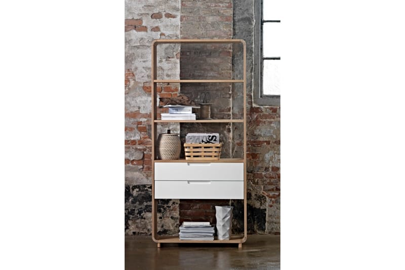 ZENJI Bokylla 82x194 cm Brun - Förvaring - Hyllor - Bokhylla