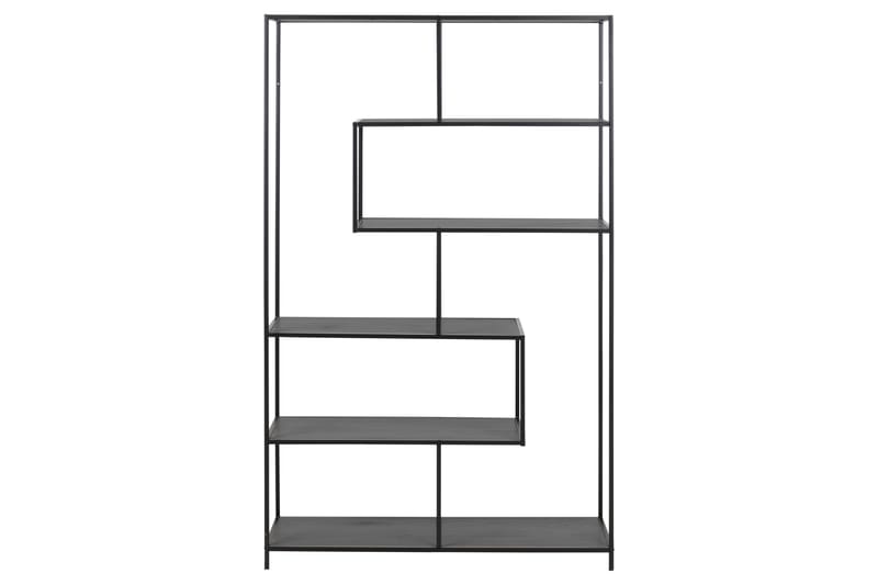 ZUMAR Bokhylla 114x35 cm 4 Hyllor Svart/Matt Svart - Förvaring - Hyllor - Bokhylla