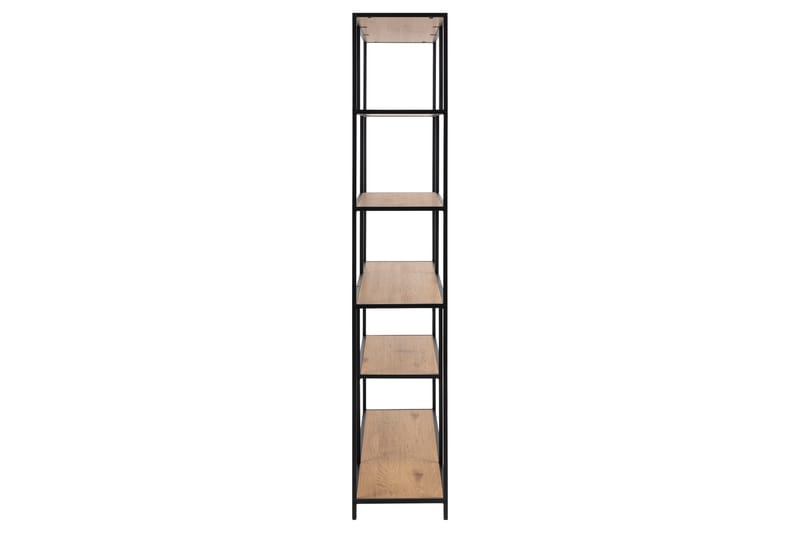 ZUMAR Bokhylla 135x35 cm 4 Hyllor Natur/Matt Svart - Förvaring - Hyllor - Bokhylla