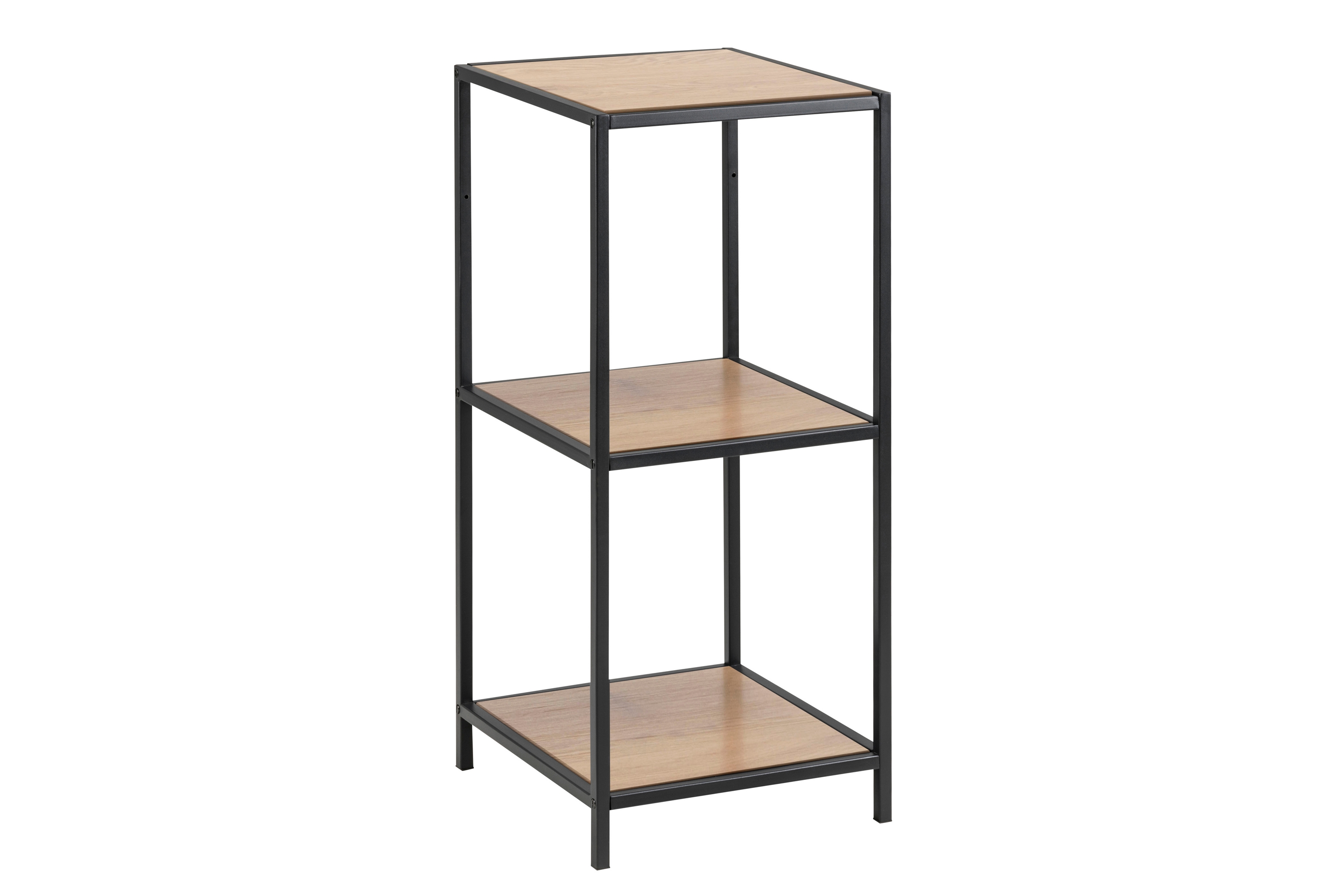 zumar bokhylla liten trä/svart -