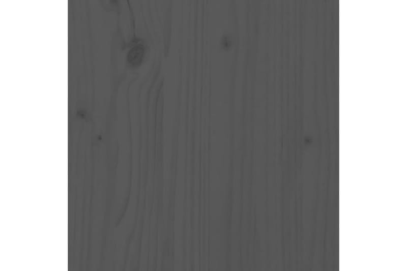 Bokhylla/rumsavdelare grå 60x30x103,5 cm massiv furu - Grå - Bokhylla