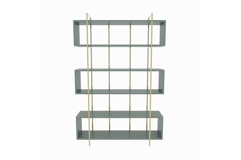 Bruti Bokhylla 120 cm - Guld/Grön - Förvaring - Hyllor - Bokhylla