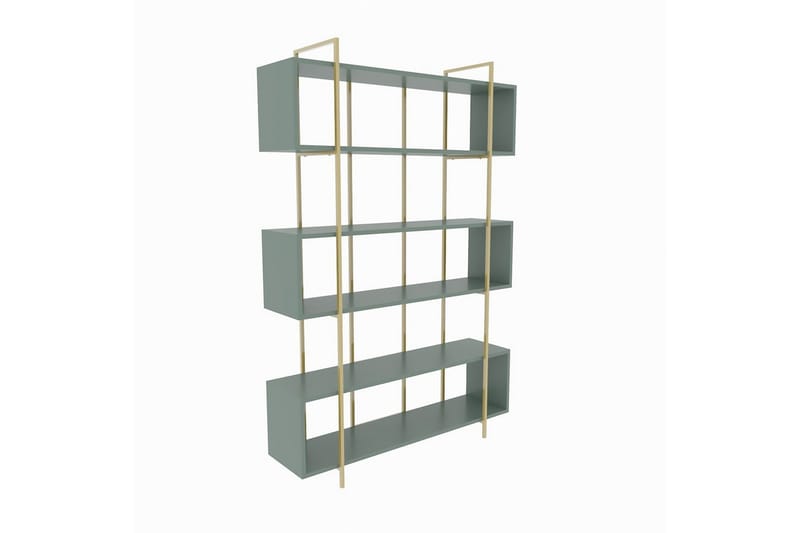 Bruti Bokhylla 120 cm - Guld/Grön - Förvaring - Hyllor - Bokhylla