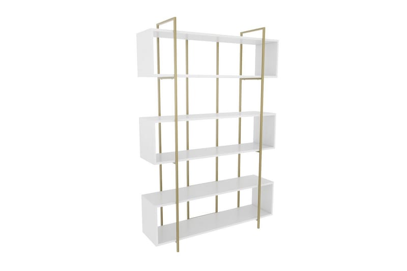 Bruti Bokhylla 120 cm - Guld/Vit - Förvaring - Hyllor - Bokhylla