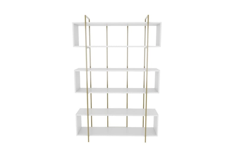 Bruti Bokhylla 120 cm - Guld/Vit - Förvaring - Hyllor - Bokhylla