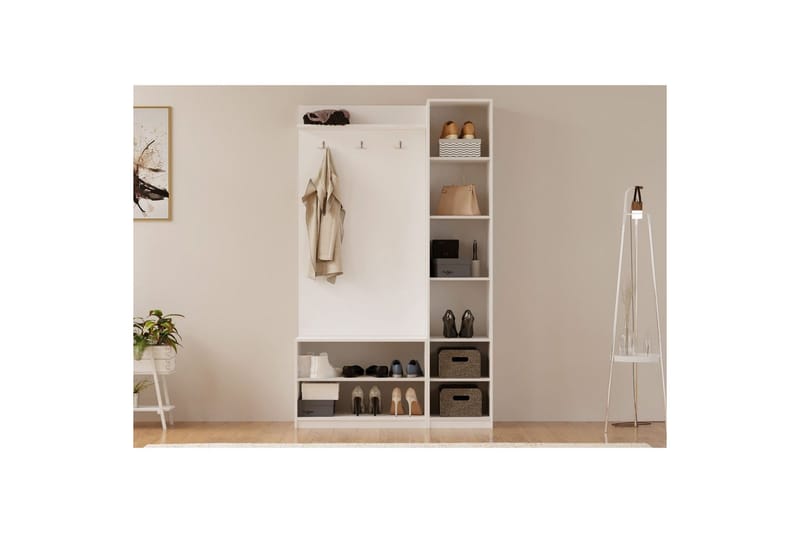 Caeton Hyllsystem 200 cm - Matt Vit - Förvaring - Förvaringsmöbler - Byrå