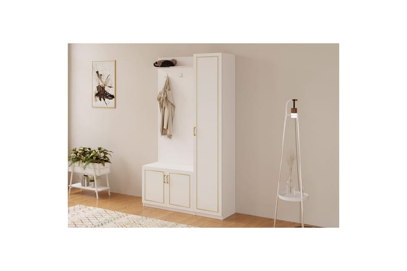 Caeton Hyllsystem 200 cm - Matt Vit - Förvaring - Förvaringsmöbler - Byrå