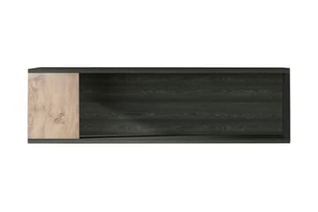 CALEMAN Vägghylla 20x100 cm Antracit/Natur