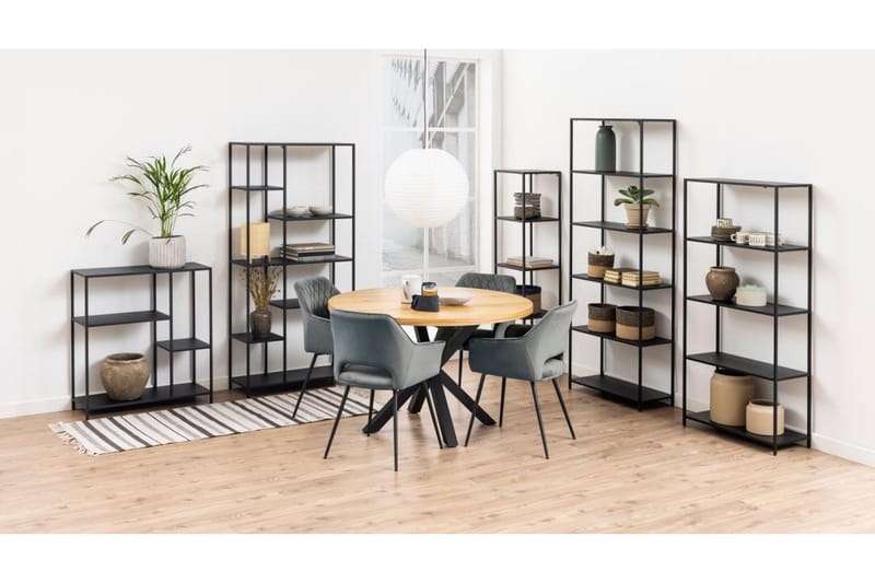 Crabtree Bokhylla 79,5 cm i Metall - Svart - Förvaring - Hyllor - Bokhylla