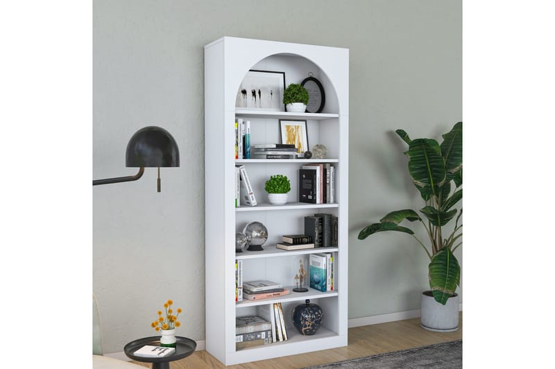 Eimar Bokhylla 80 cm - Vit - Förvaring - Hyllor - Bokhylla