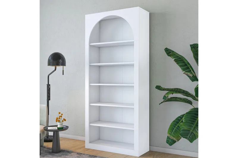 Eimar Bokhylla 80 cm - Vit - Förvaring - Hyllor - Bokhylla