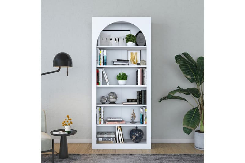 Eimar Bokhylla 80 cm - Vit - Förvaring - Hyllor - Bokhylla