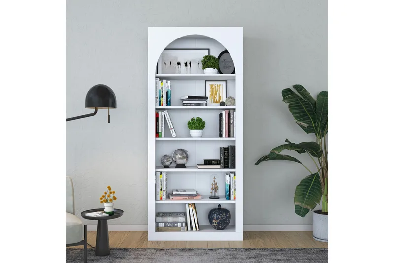 Eimar Bokhylla 80 cm - Vit - Förvaring - Hyllor - Bokhylla