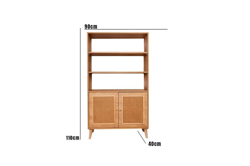 Elili Bokhylla 40 cm i Ek - Ek - Förvaring - Hyllor - Bokhylla
