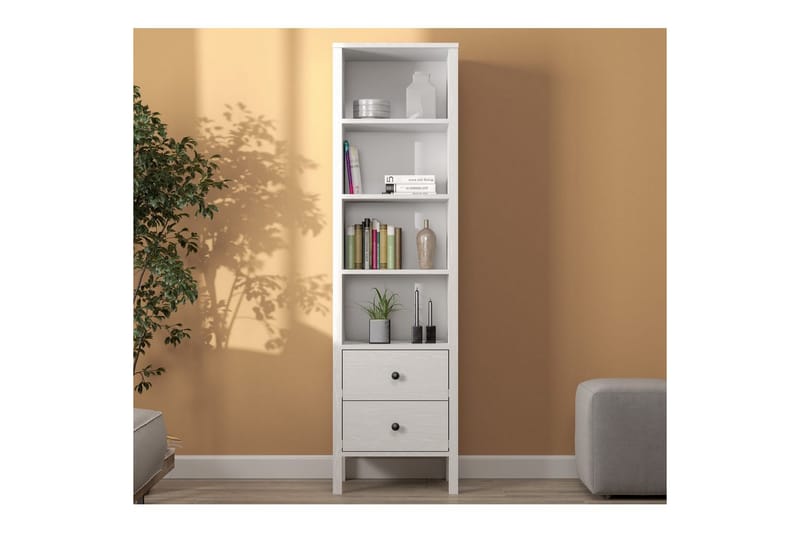 Elvan Bokhylla 50,2 cm - Natur/Vit - Förvaring - Hyllor - Bokhylla