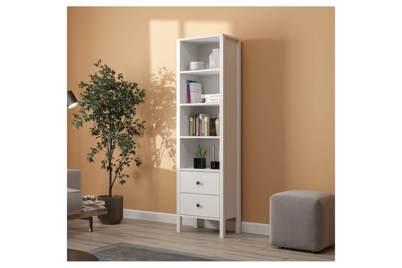 Elvan Bokhylla 50,2 cm - Natur/Vit - Förvaring - Hyllor - Bokhylla