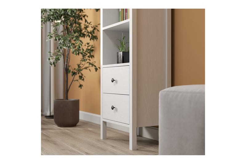 Elvan Bokhylla 50,2 cm - Natur/Vit - Förvaring - Hyllor - Bokhylla