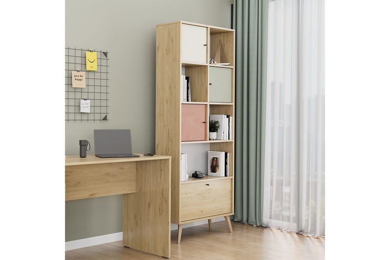 Felyra Bokhylla 67 cm - Multifärgad - Förvaring - Hyllor - Bokhylla