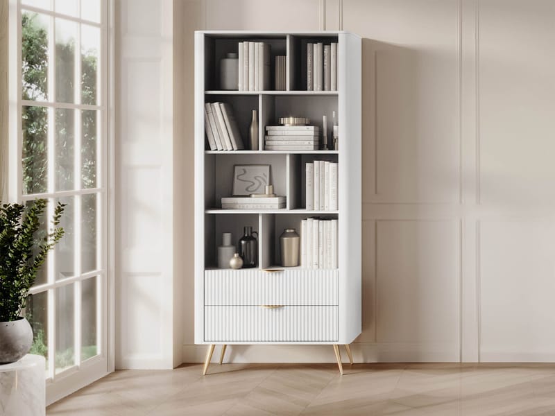 Forba Bokhylla 194 cm - vit - Förvaring - Hyllor - Bokhylla