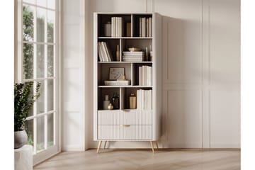 Forba Bokhylla 88 cm i Ljust Trä - Beige - Förvaring - Hyllor - Bokhylla