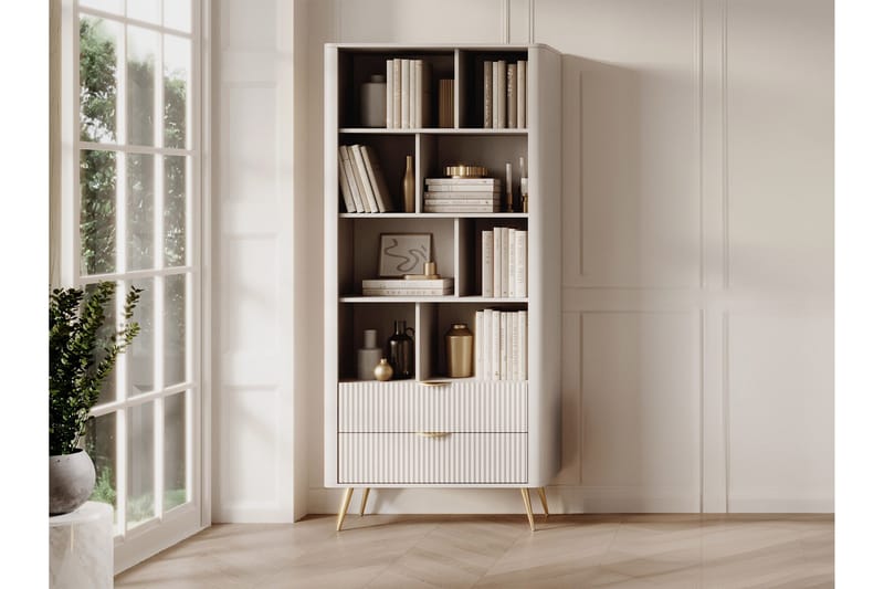 Forba Bokhylla 88 cm i Ljust Trä - Beige - Förvaring - Hyllor - Bokhylla