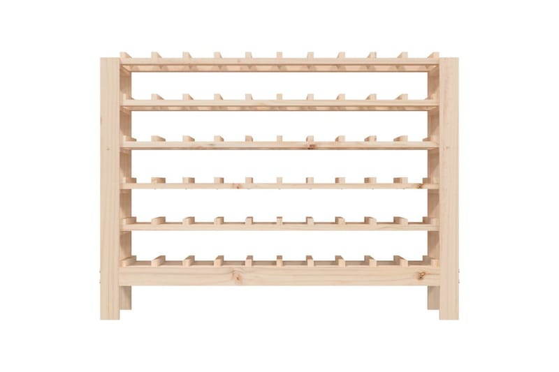 beBasic Vinställ 109,5x30x82 cm massiv furu - Förvaring - Hyllor - Förvaringshylla - Vinställ & vinhylla