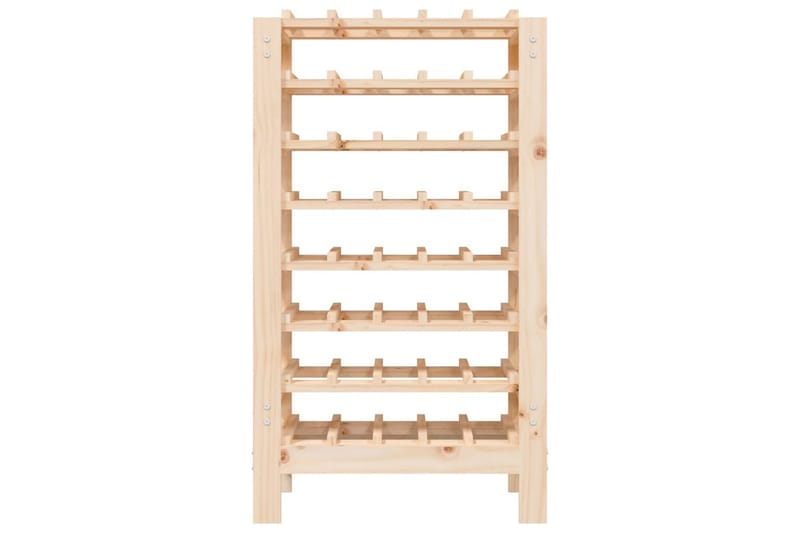 beBasic Vinställ 61,5x30x107,5 cm massiv furu - Förvaring - Hyllor - Förvaringshylla - Vinställ & vinhylla