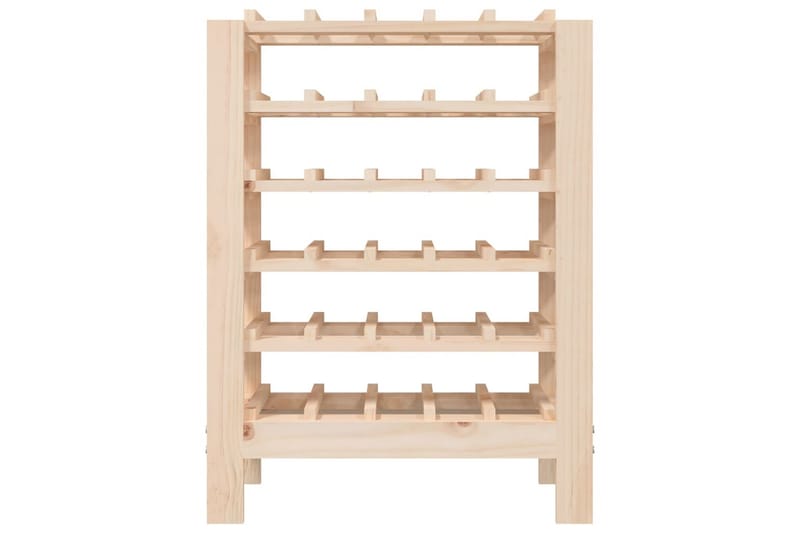 beBasic Vinställ 61,5x30x82 cm massiv furu - Förvaring - Hyllor - Förvaringshylla - Vinställ & vinhylla