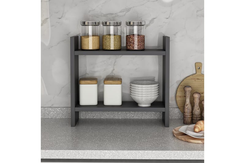 Endicott Lagerhylla 34x10 cm - Antracit - Förvaring - Hyllor - Förvaringshylla - Lagerhylla