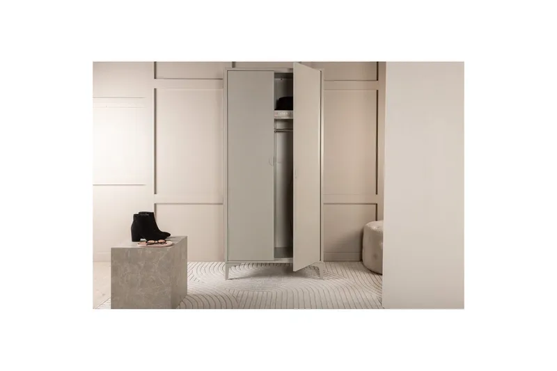 Garderob Piring - Beige - Förvaring - Skåp - Garderobsskåp