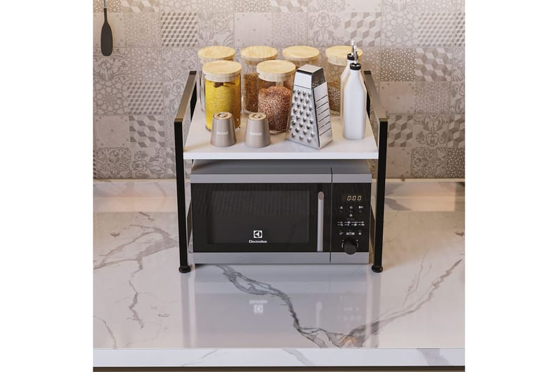 Köksdyna Kunimitsu Vit / Svart - Vit / Svart - Förvaring - Småförvaring - Förvaringsställ - Kryddställ