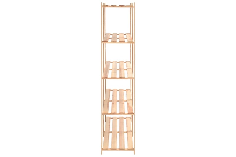 Förvaringshylla 5 hyllplan 170x38x170 massivt furu 500 kg - Beige - Förvaring - Hyllor - Förvaringshylla - Lagerhylla