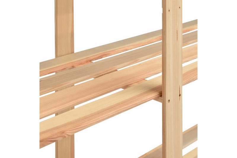 Förvaringshylla 5 hyllplan 170x38x170 massivt furu 500 kg - Beige - Förvaring - Hyllor - Förvaringshylla - Lagerhylla