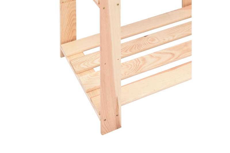 Förvaringshylla 5 hyllplan 80x38x170 cm massiv furu 250 kg - Beige - Förvaring - Hyllor - Förvaringshylla - Lagerhylla