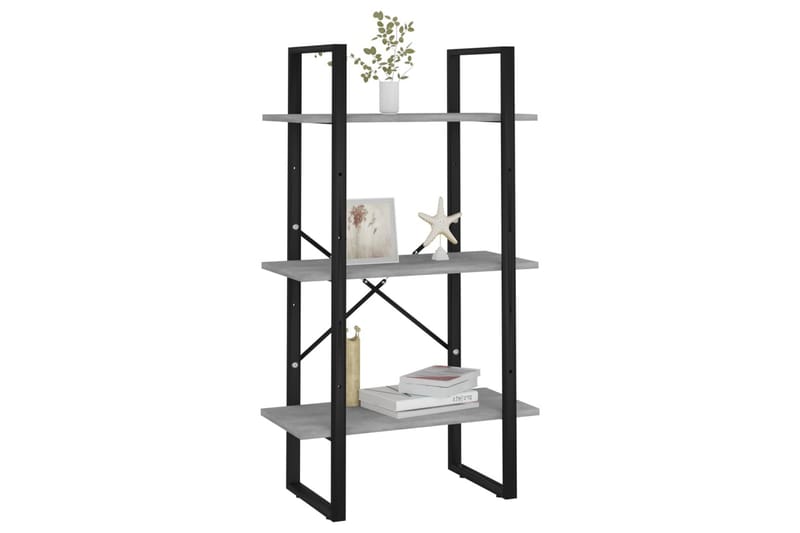 Förvaringshylla betonggrå 60x30x105 cm spånskiva - Grå - Förvaring - Hyllor - Förvaringshylla - Lagerhylla