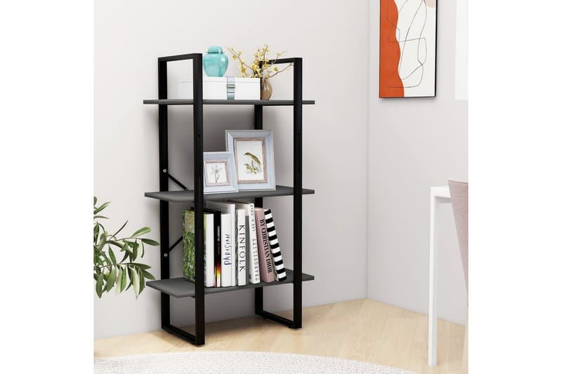 Förvaringshylla grå 60x30x105 cm spånskiva - Grå - Förvaring - Hyllor - Förvaringshylla - Lagerhylla