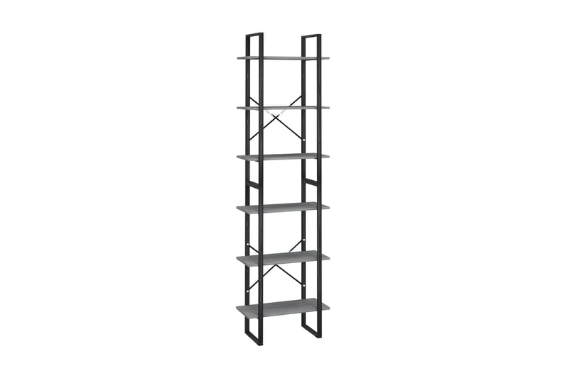 Förvaringshyllor 2 st grå 60x30x210 cm massiv furu - Grå - Förvaring - Hyllor - Förvaringshylla - Lagerhylla