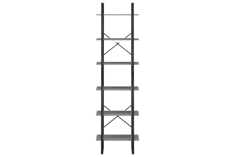 Förvaringshyllor 2 st grå 60x30x210 cm massiv furu - Grå - Förvaring - Hyllor - Förvaringshylla - Lagerhylla